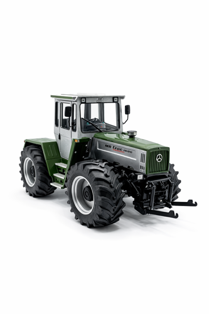 Modèle réduit de voiture MB Trac 1800 Intercooler vert / argent métallisé 1:32