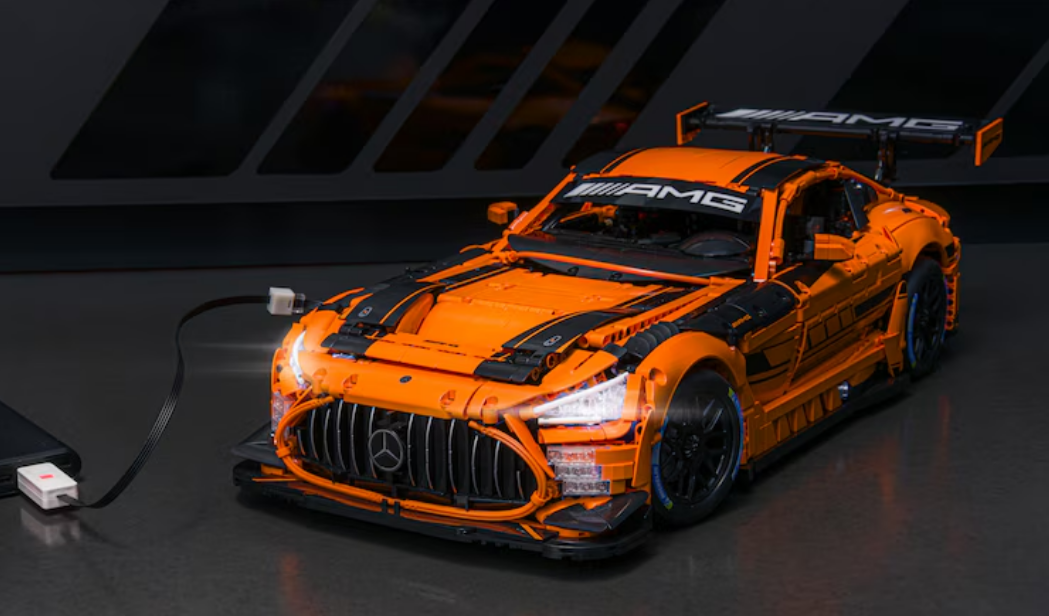 Mercedes-AMG GT3, Klemmbaustein Modell, C190 orange, CaDa, 1:8