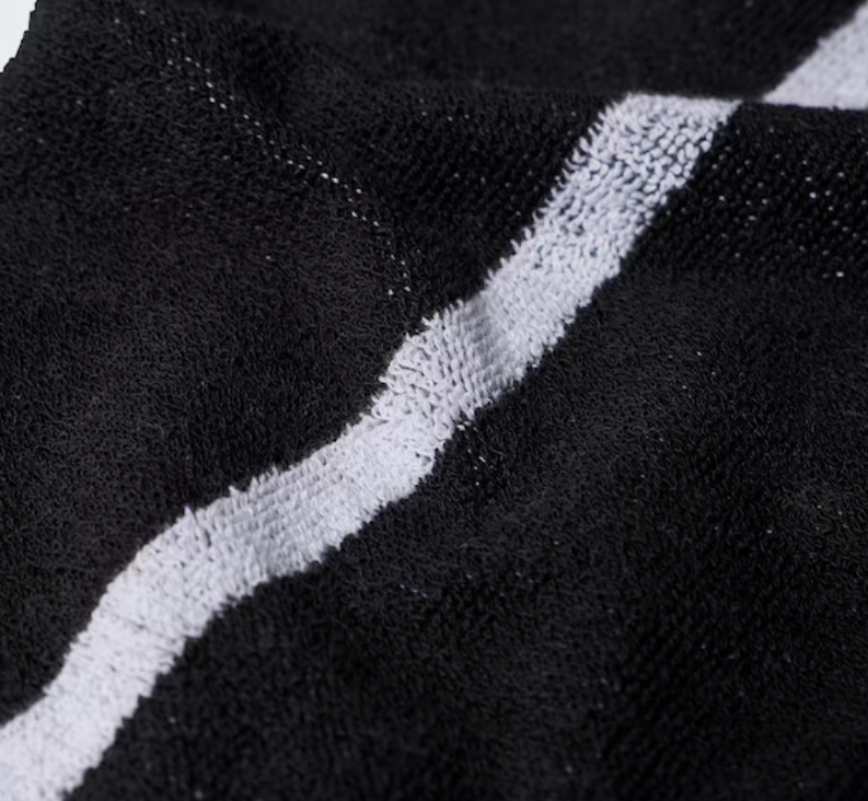 Asciugamano, Mercedes-AMG F1 nero, cotone, adidas