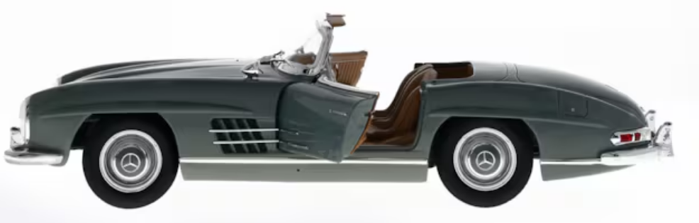 300 SL Roadster W 198 II (1957-1963) light green, Norev, 1:18