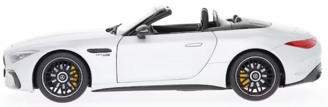 Modellauto Mercedes-AMG SL 63, Roadster, R232 MANUFAKTUR hightechsilber magno, iScale, 1:18