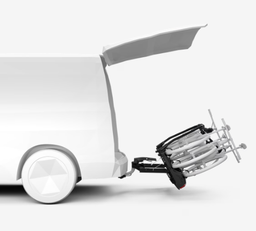 Heckfahrradträger, für Anhängevorrichtung, klappbar, 3 Fahrräder, THULE VELOSPACE 3