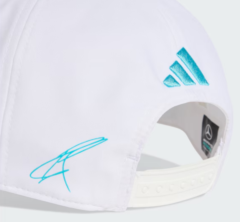 Cap, George Russell, Mercedes-AMG F1 white, polyester (recycled)