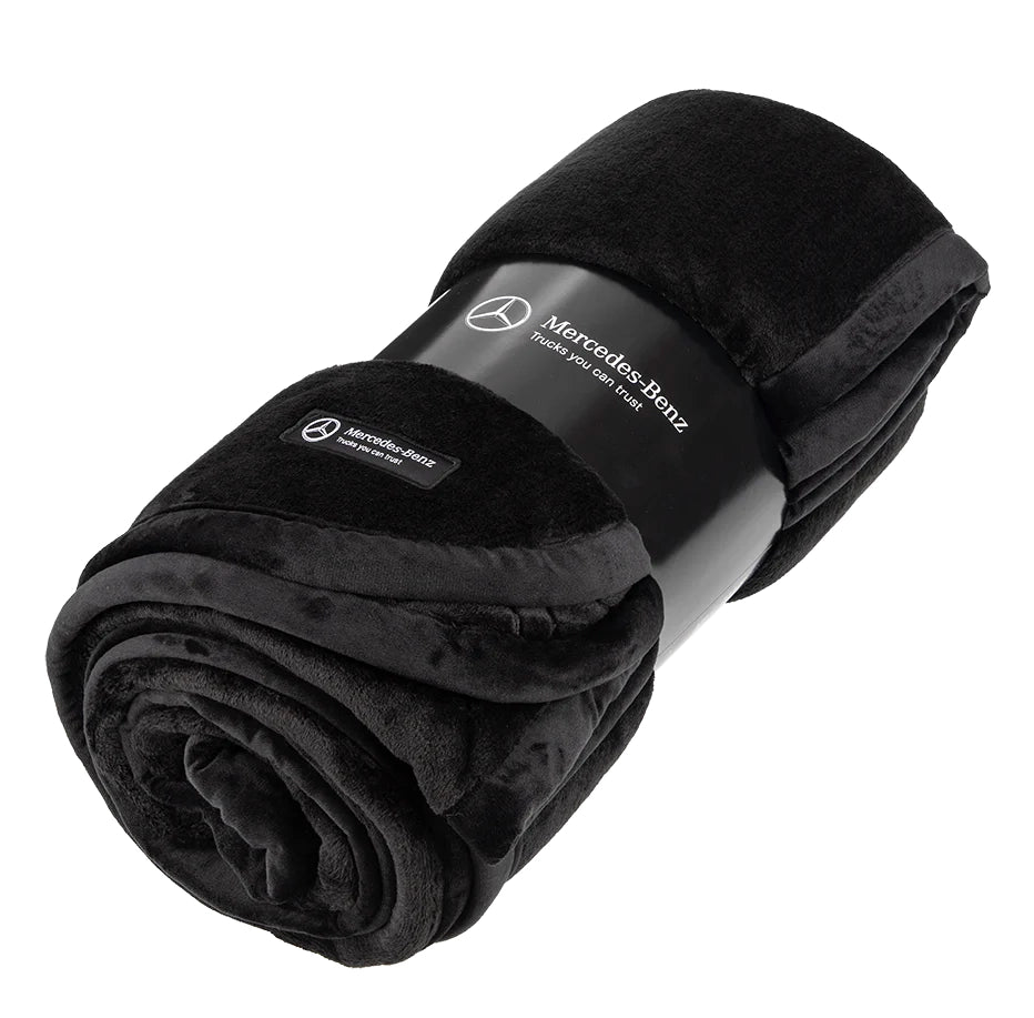Fleece blanket truck black