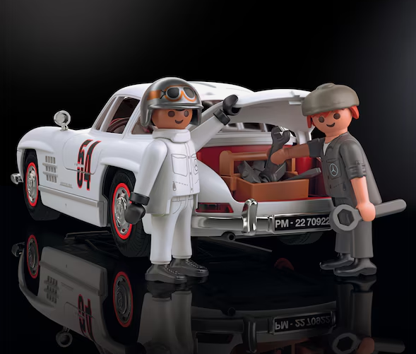 300 SL Coupé (1954-1957) W 198, playmobil-Set weiß, playmobil, 1:18