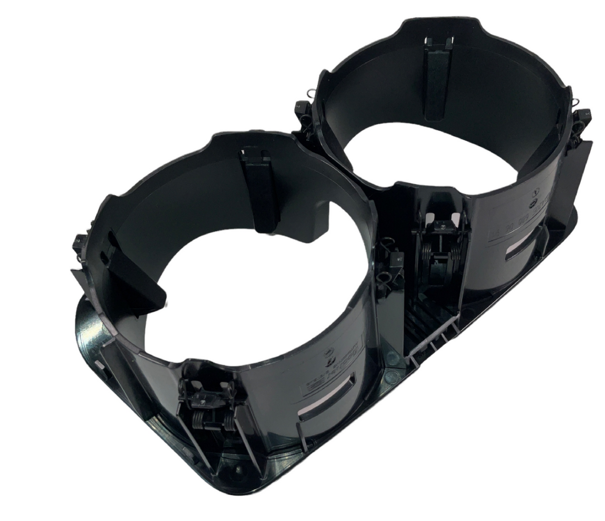 Getränkehalter, Doppelcupholder Mittelkonsole, schwarz