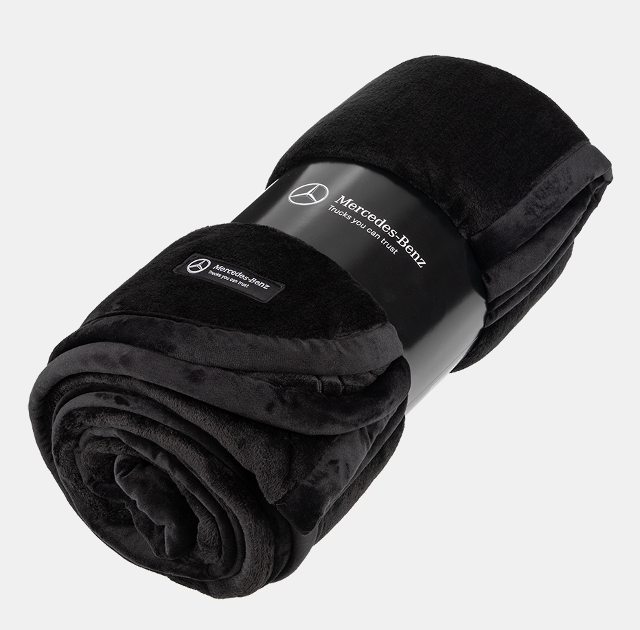 Fleecedecke Truck schwarz