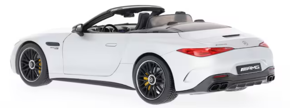 Modellauto Mercedes-AMG SL 63, Roadster, R232 MANUFAKTUR hightechsilber magno, iScale, 1:18