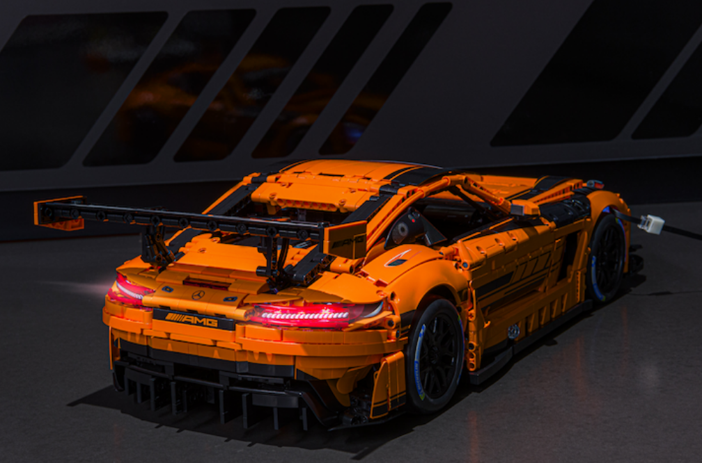 Mercedes-AMG GT3, Klemmbaustein Modell, C190 orange, CaDa, 1:8