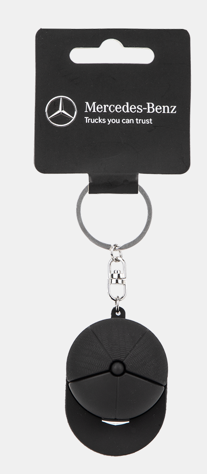 Schlüsselanhänger, Mercedes-Benz Trucks Cap mit Flaschenöffner