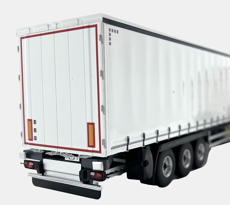 Modellino di auto Eligor eActros 600 con rimorchio 1:43 - Bianco