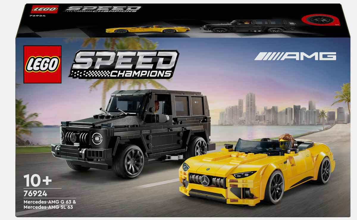 LEGO® Speed Champions G 63 & SL 63 schwarz / gelb, LEGO