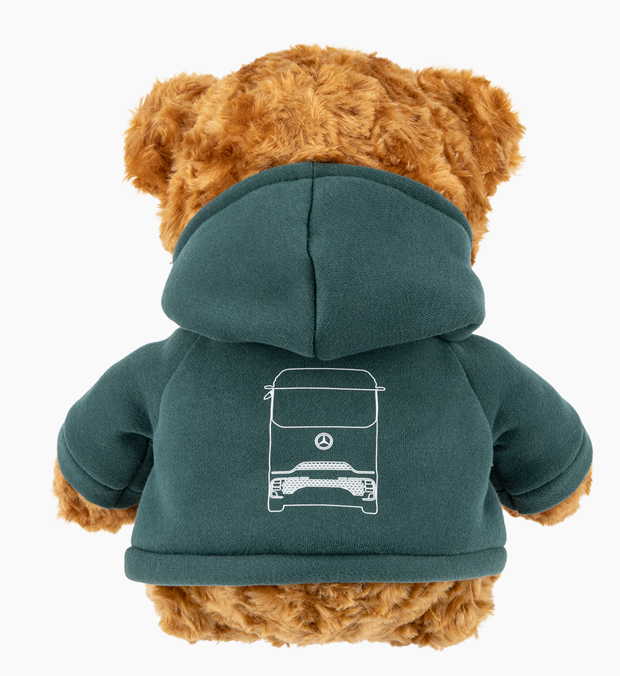 Mercedes-Benz Truck Teddybär mit grünem Hoodie