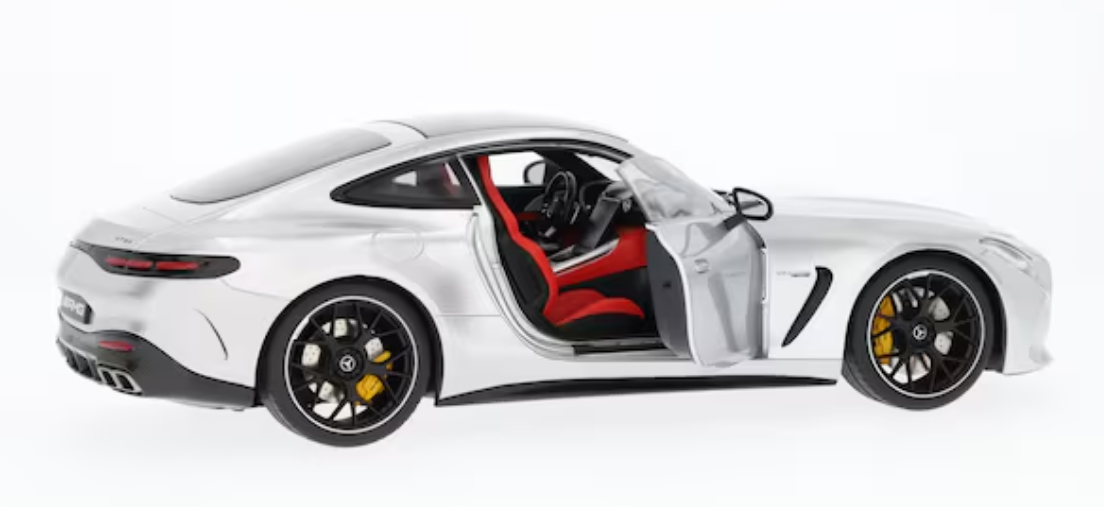 Mercedes-AMG GT 63, C192 argent vif, NZG, 1:18