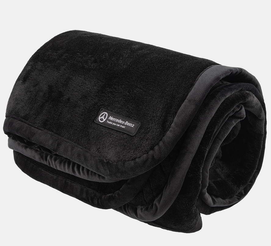 Fleecedecke Truck schwarz