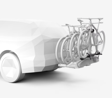 Heckfahrradträger, THULE VELOSPACE 3 , Adapter 4.Fahrrad