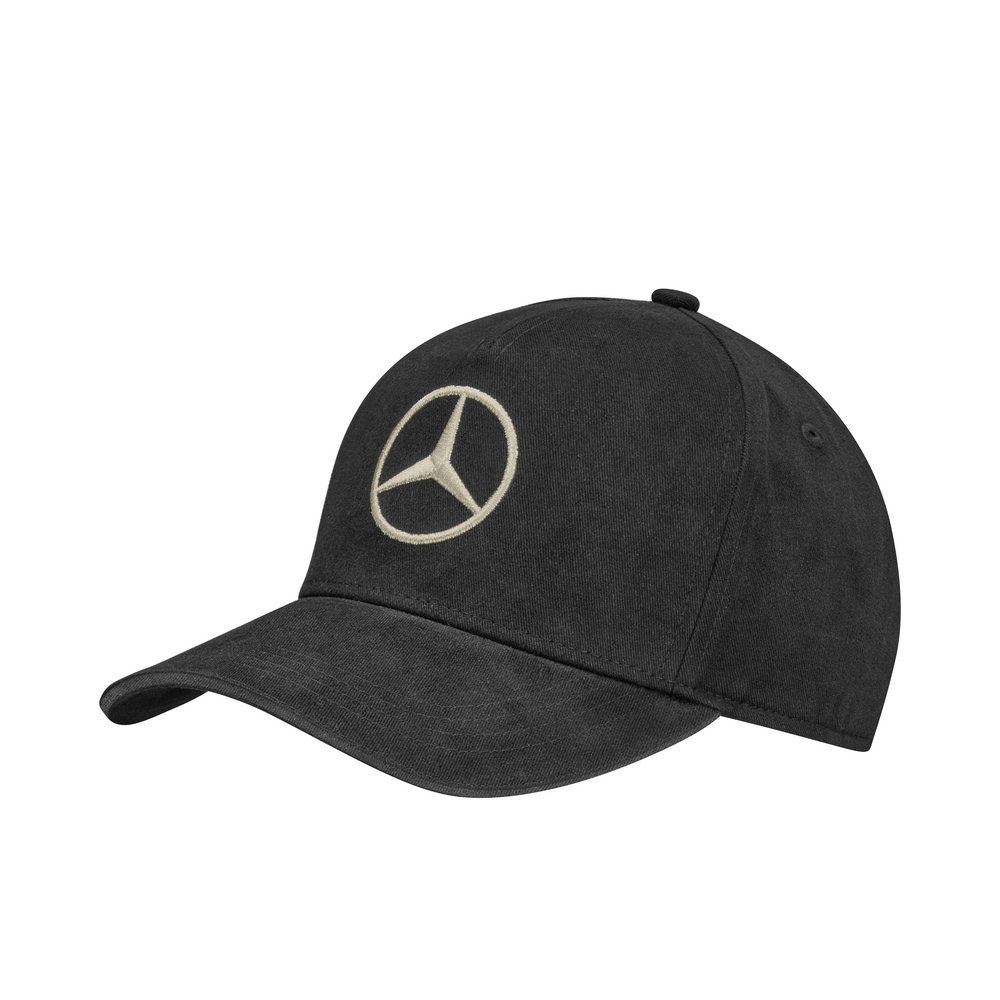 Cap, black, cotton