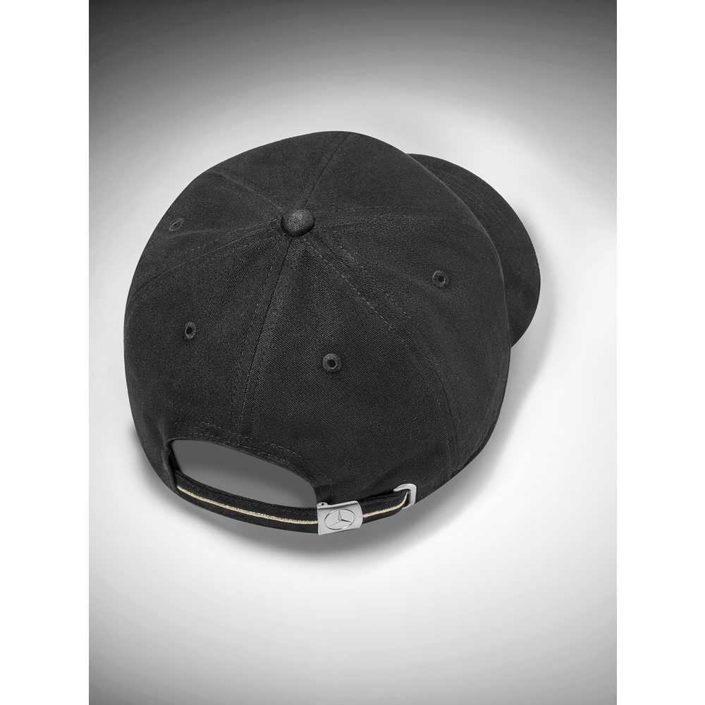 Cap, black, cotton