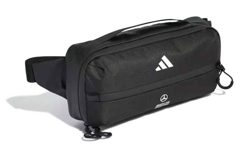 Marsupio, Mercedes-AMG F1, nero, poliammide riciclata, adidas