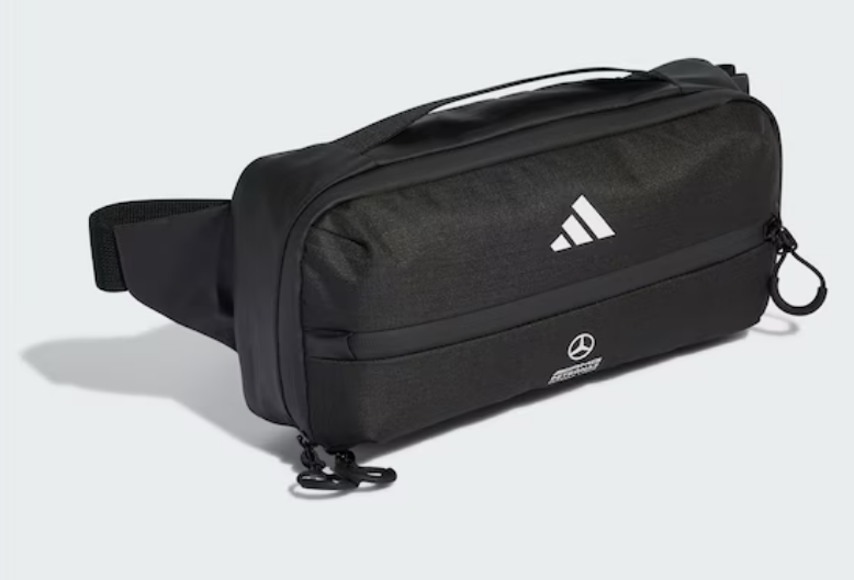 Sac banane Mercedes-AMG F1, noir, polyamide recyclé, adidas