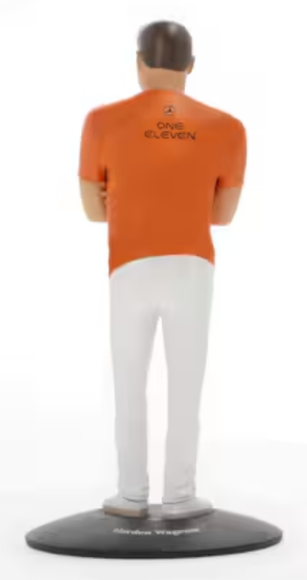 Modellauto Vision One-Eleven Set mit Figurine, Showcar orange, NZG, 1:18