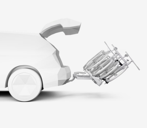 Heckfahrradträger, THULE VELOSPACE 3 , Adapter 4.Fahrrad