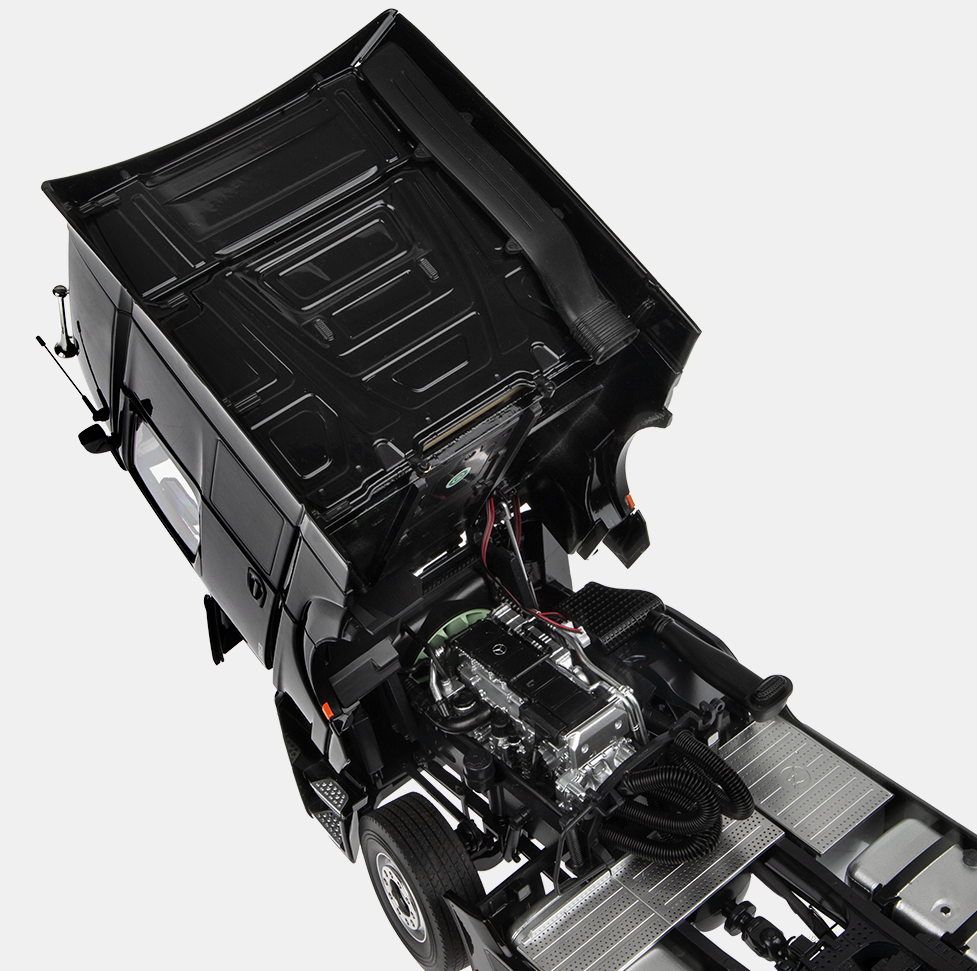 Modellauto Mercedes-Benz Actros L, schwarz 1:18