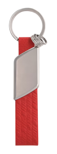 AMG key fob, apple leather (vegan), red