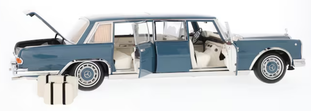 600 Pullmann W 100 (1963-1981) blue, NZG, 1:18