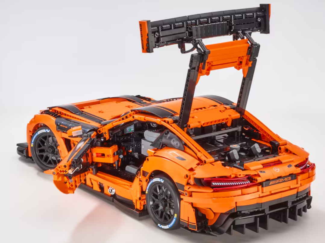 Mercedes-AMG GT3, Klemmbaustein Modell, C190 orange, CaDa, 1:8