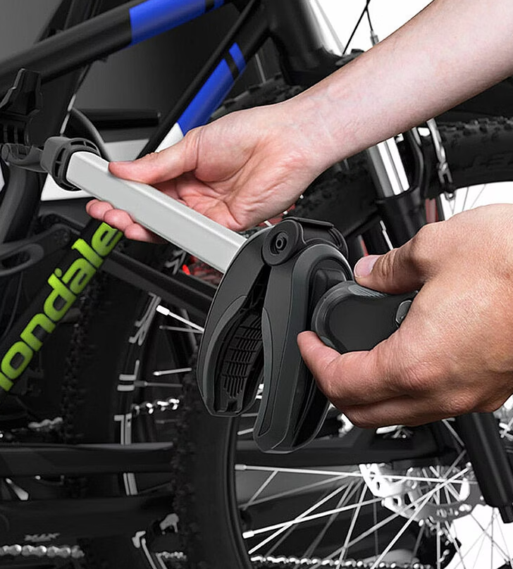 Heckfahrradträger, für Anhängevorrichtung, klappbar, 3 Fahrräder, THULE VELOSPACE 3