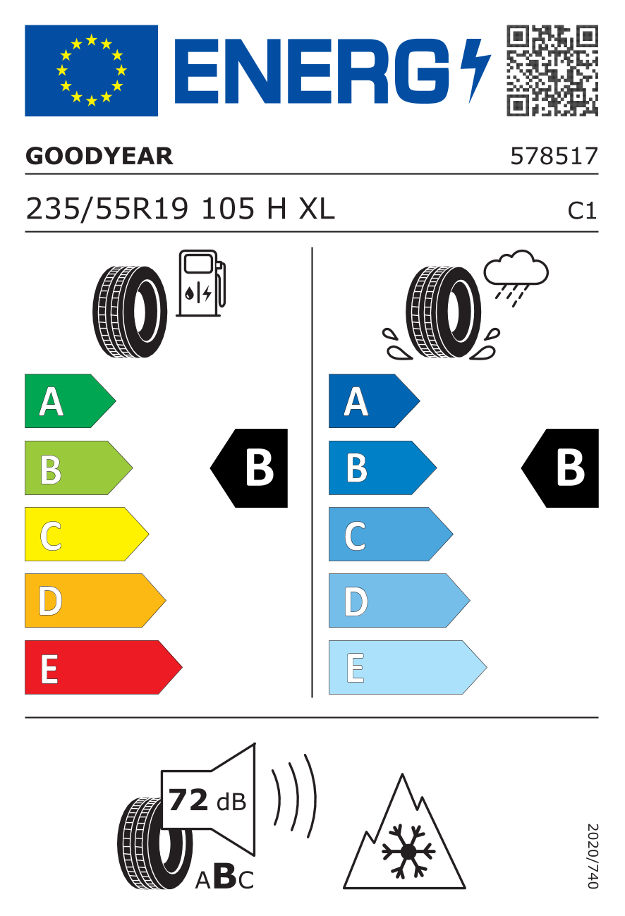 Jeu de roues complètes hiver GLC (BR 254)