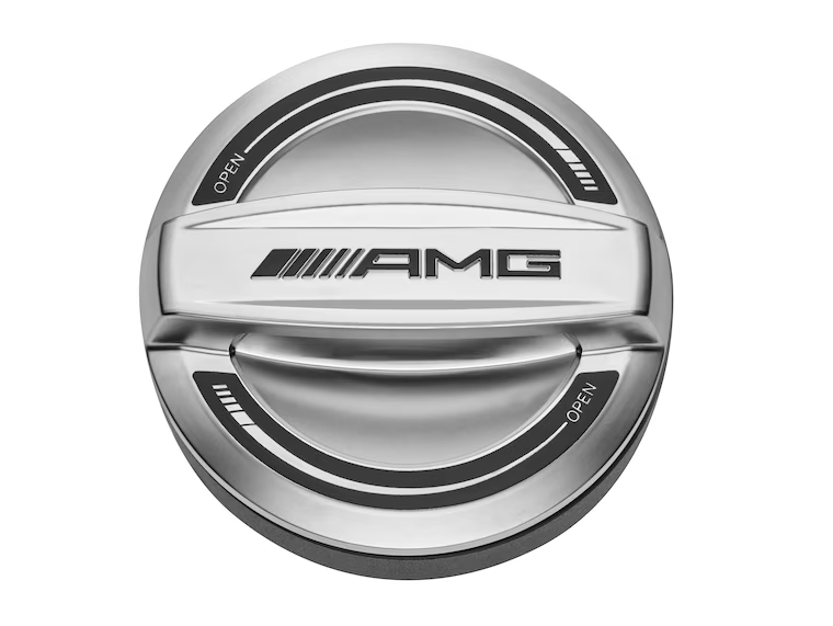 AMG fuel filler cap, chromeshadow