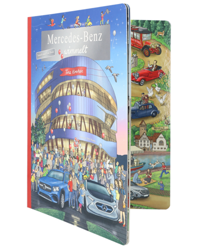 Mercedes-Benz hidden object book