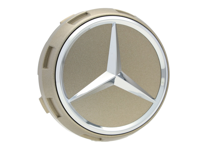 AMG wheel hub cover, in central locking design, gold-colored