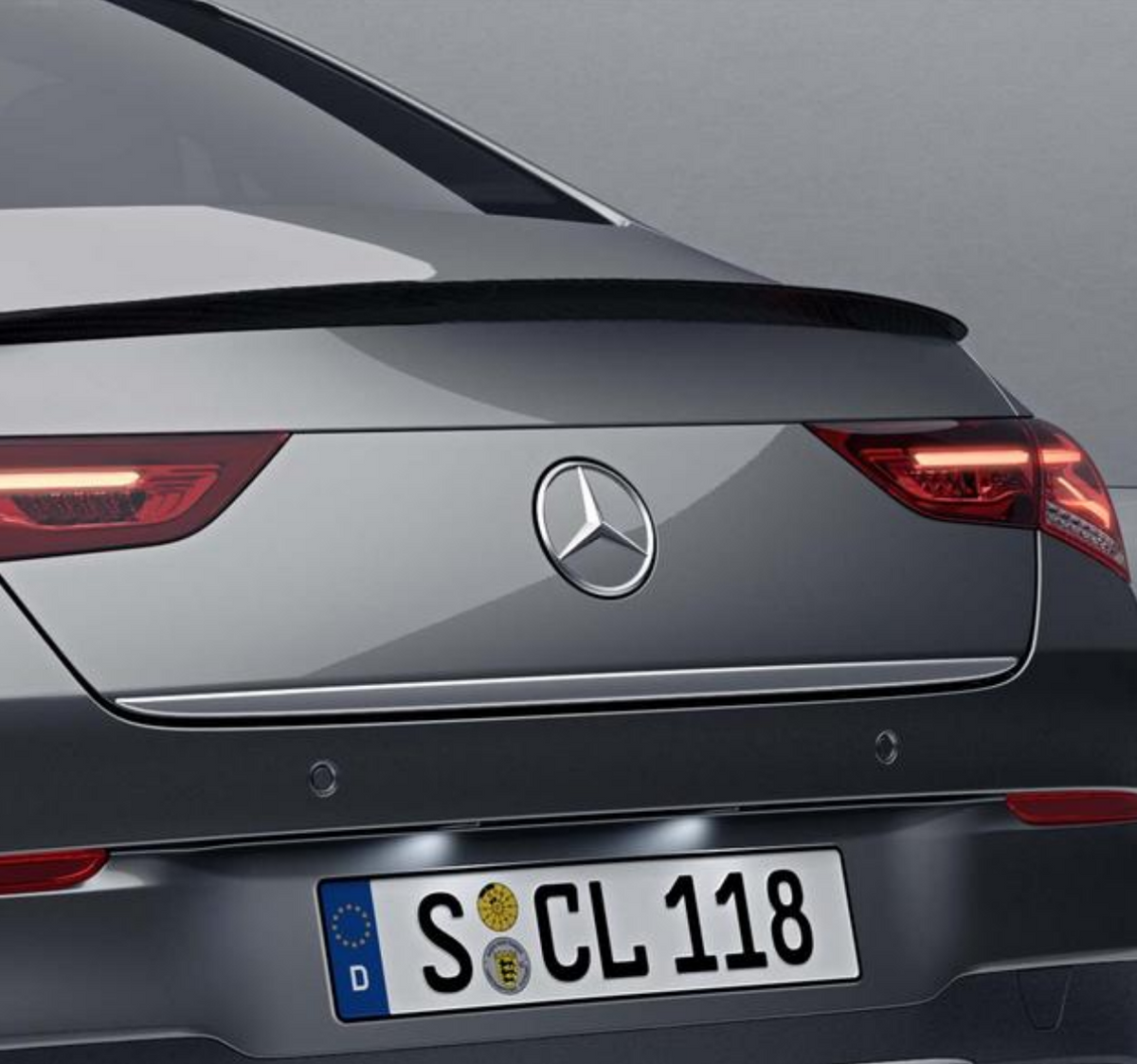 Rear spoiler, polyurethane (CLA)