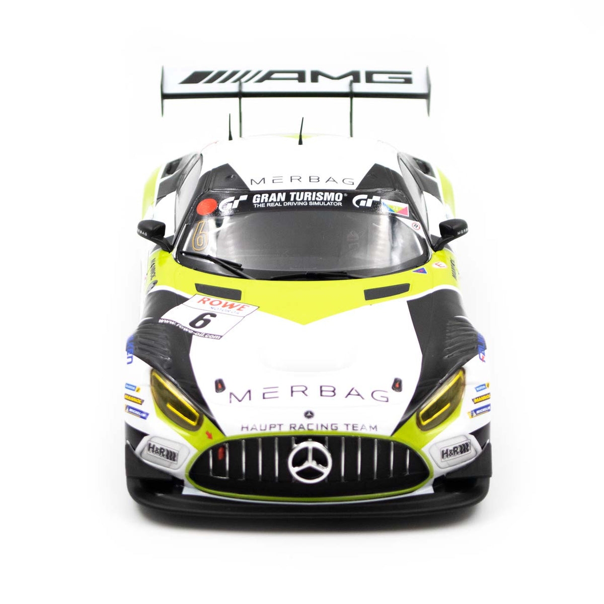 Model car Mercedes-AMG GT3 Evo #6 HRT NLS Nürburgring 2022 1:18