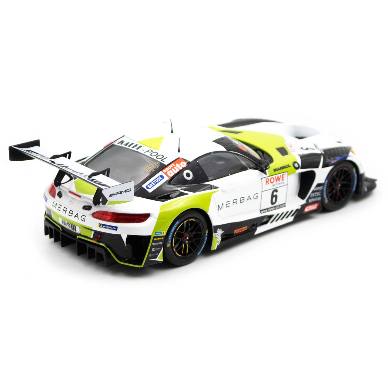 Model car Mercedes-AMG GT3 Evo #6 HRT NLS 1:18 - Merbag Shop