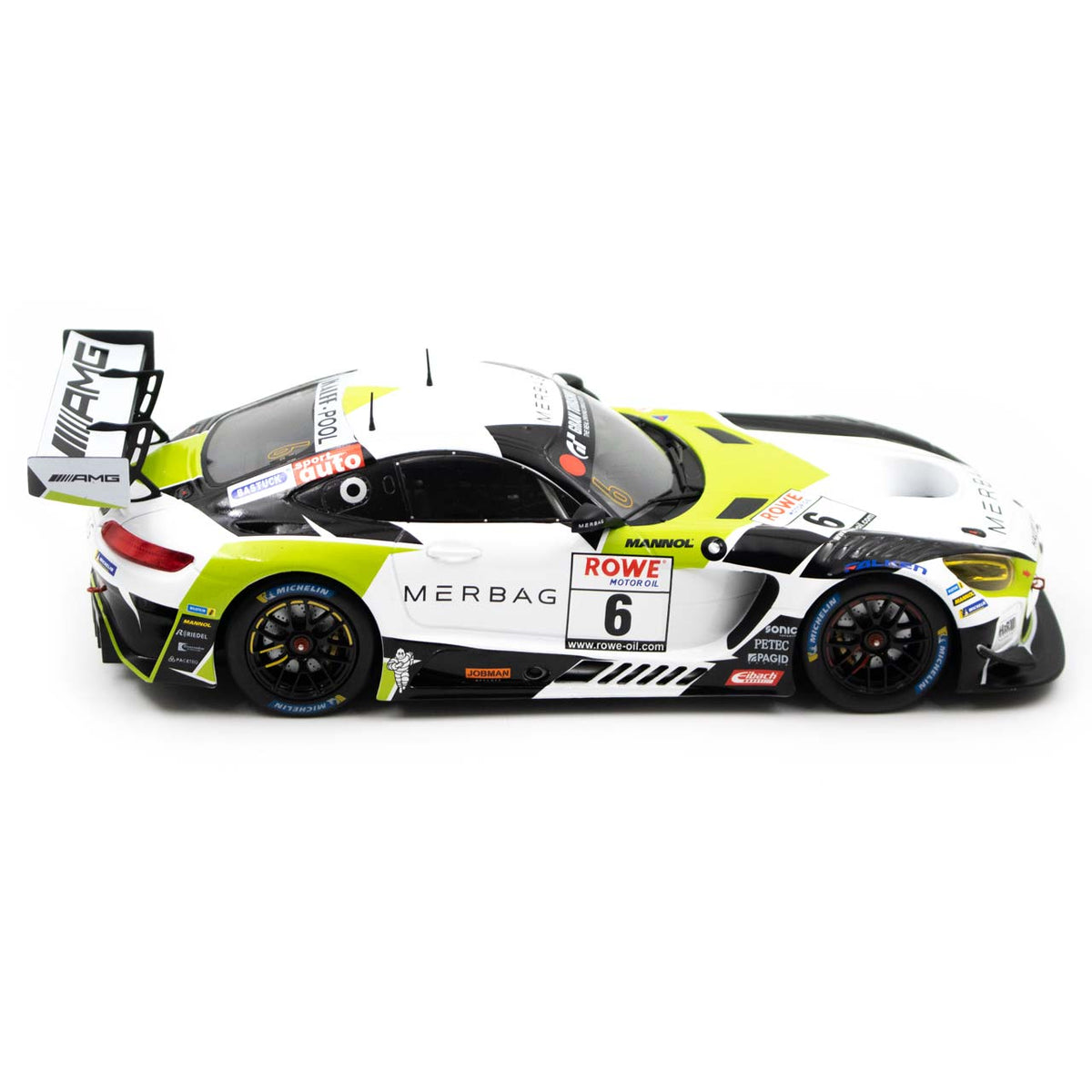 Modèle réduit de voiture Mercedes-AMG GT3 Evo #6 HRT NLS